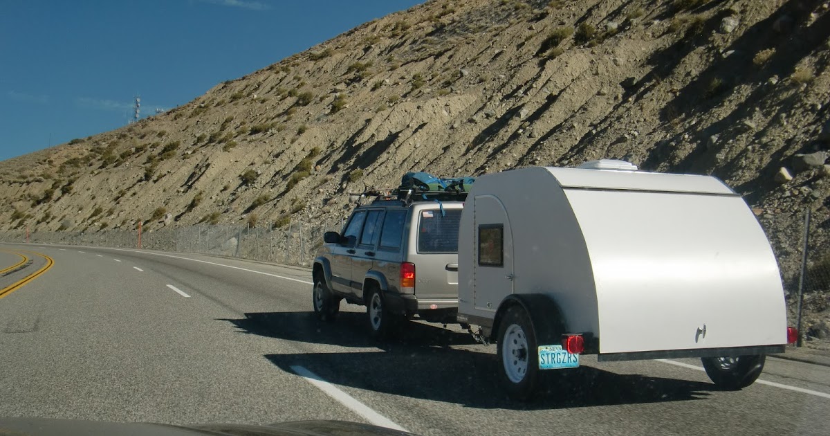 Tiny Yellow Teardrop Five Tips for Towing a Teardrop Trailer