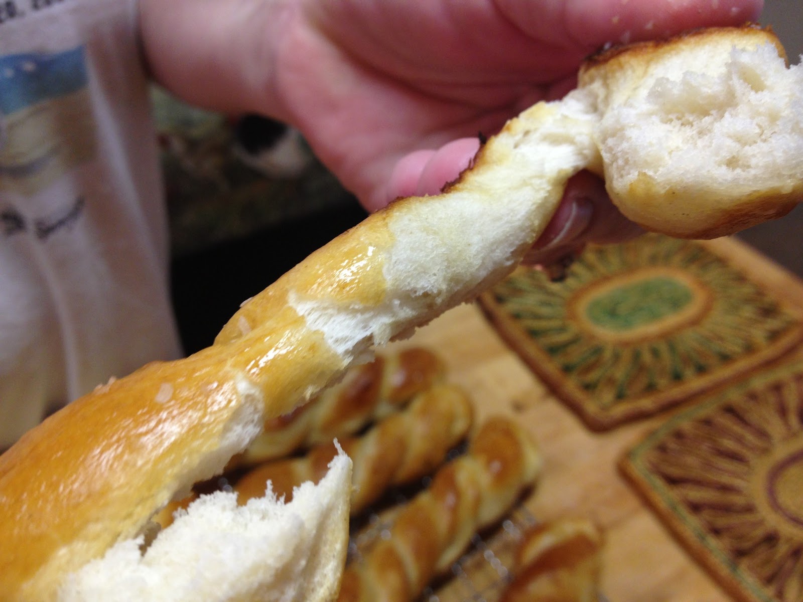 Tracy Cooks in Austin Soft pretzels