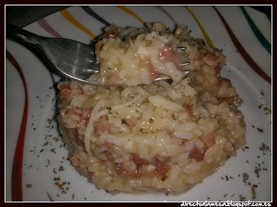 Risotto De Jamón (en Olla Rápida)
