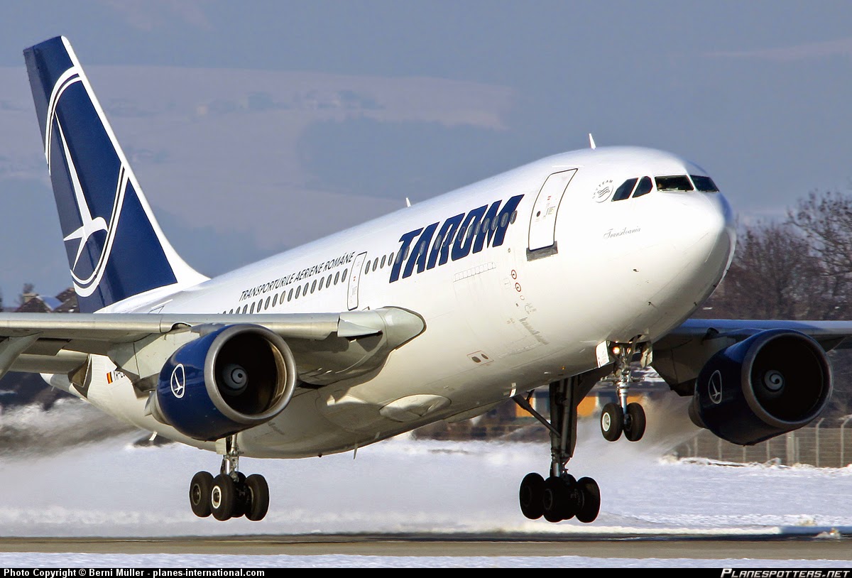 TAROM A310 la Praga Blue Velvet