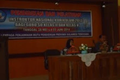 Pelatihan Instruktur Nasional (IN) Kurikulum 2013 untuk guru SD.