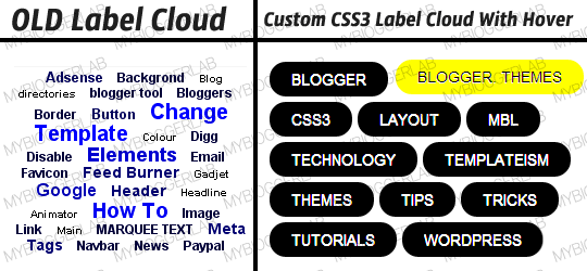 Hướng dẫn tạo phần label của blogspot đẹp hơn và nằm trong khung