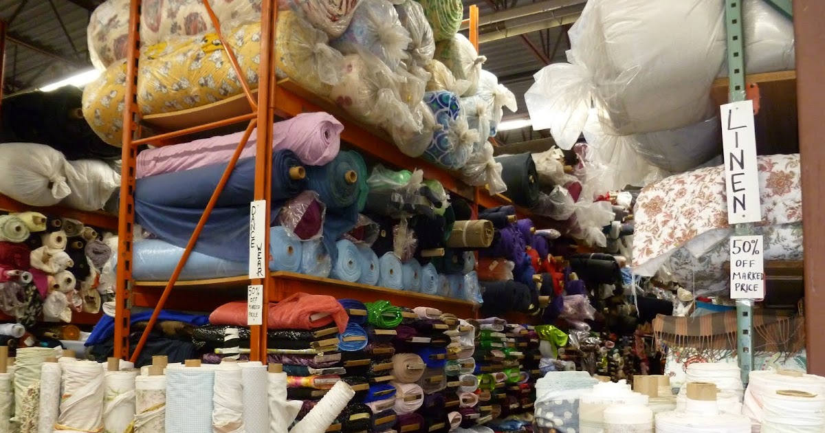 seymour /the biggest fabric store that I had ever seen.