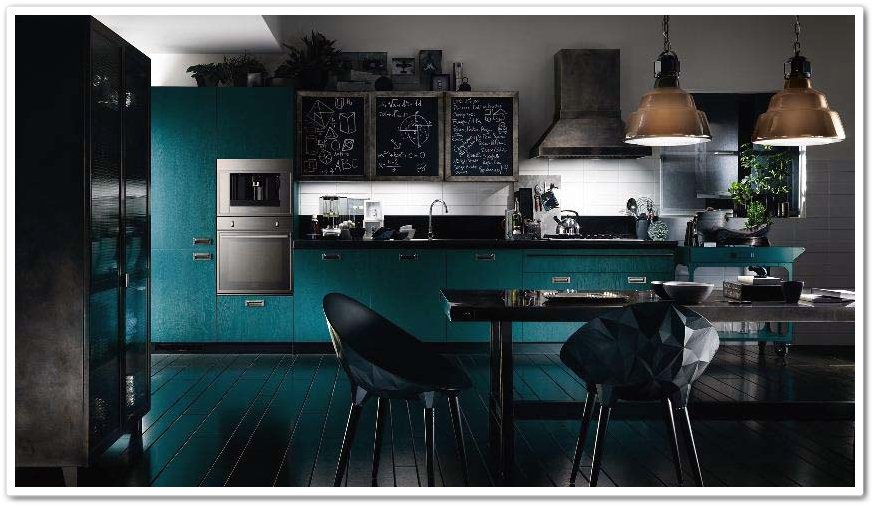 Moderne kjøkken for store og små mellomrom interiør inspirasjon