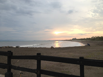 Atardecer en la playa