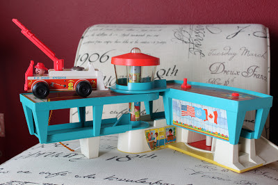 ce firetruck and airport from Goodwill Outlet The Merry Magpie Vintage