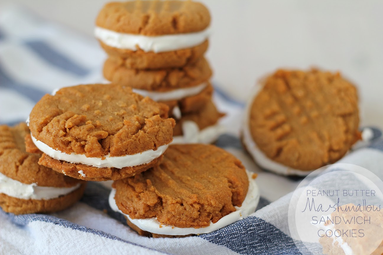 My Recipes Blog Peanut Butter & Marshmallow Sandwich Cookies Recipe