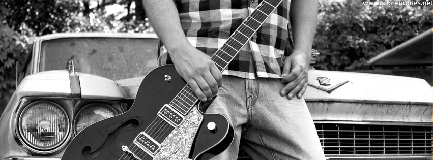 alone boy with guitar