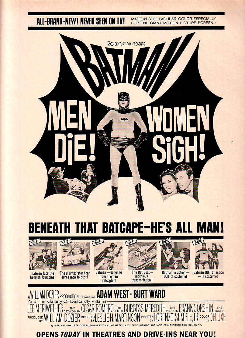 The Bat Channel! Batman 1966 movie posters