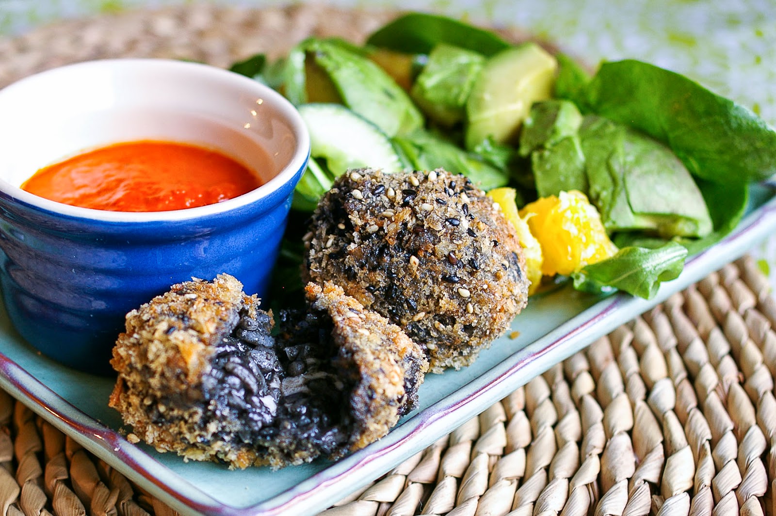 The Yum Yum Factor Arancini Al Nero De Seppia (Squid Ink)