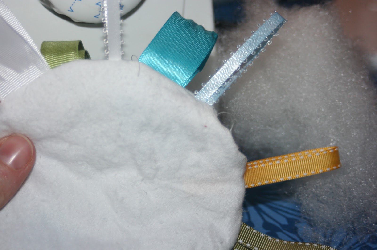 Crafty Kris How to make a little taggie toy for baby