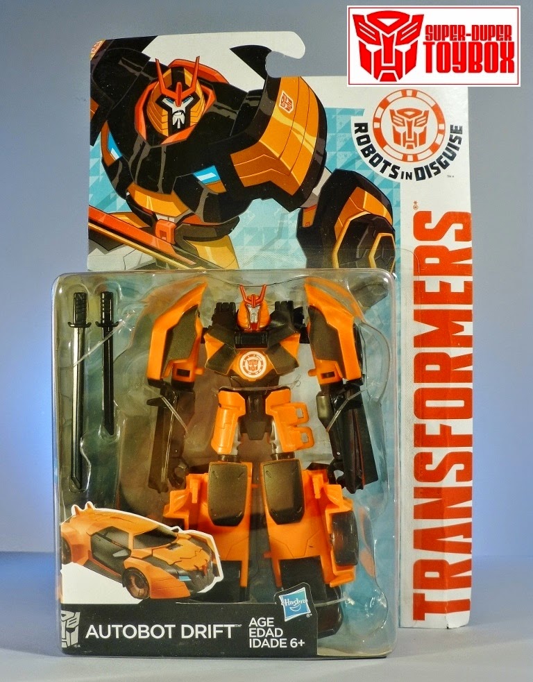 SuperDuperToyBox Transformers Robots in Disguise Autobot Drift