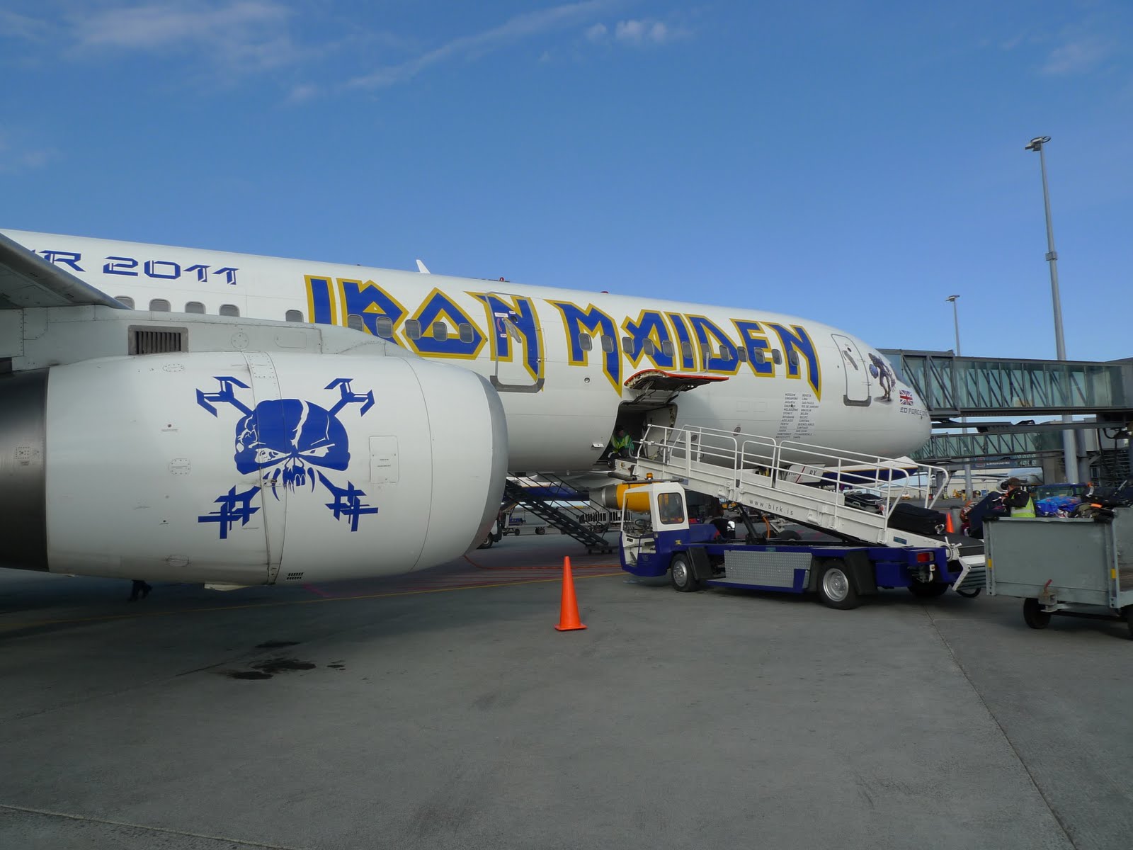 Travel Leisure Fly to Live Aboard Iron Maiden's Ed Force One