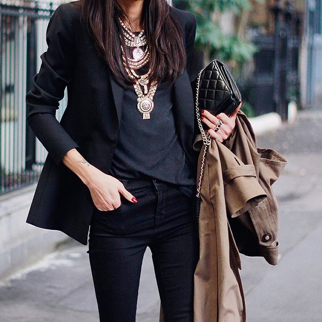 Fashion Inspiration - Pepamack by Cool Chic Style Fashion Denim & Comfy Sweaters, Blazer, Trench & Sneakers