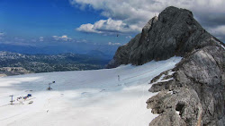 Ski sur le glacier