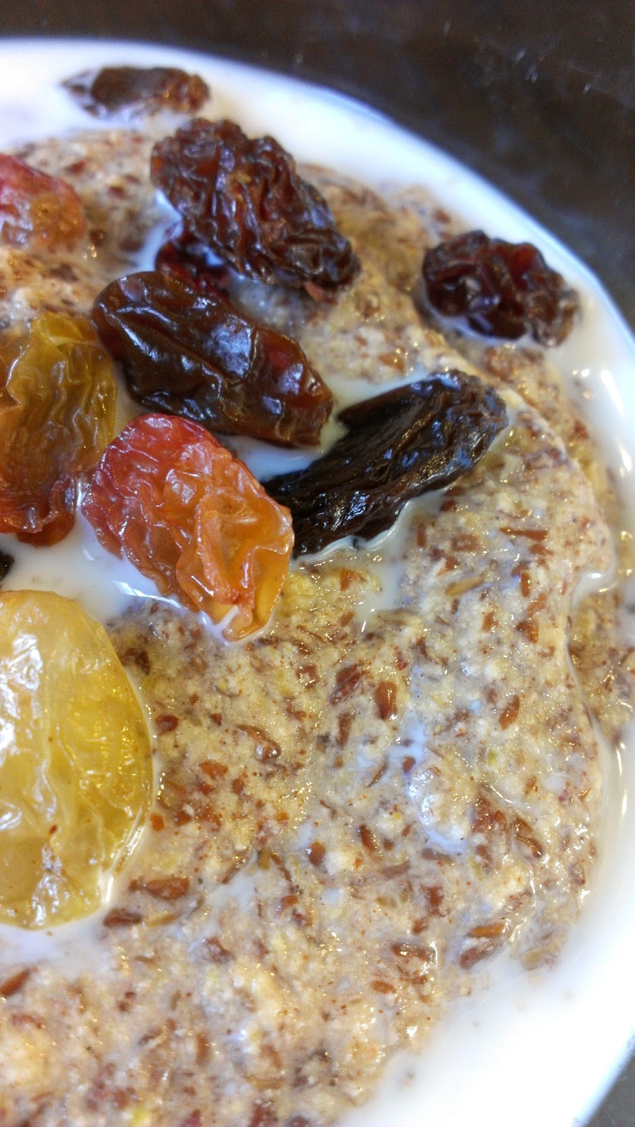 The Girl Cooks Clean Warm Flax Cereal