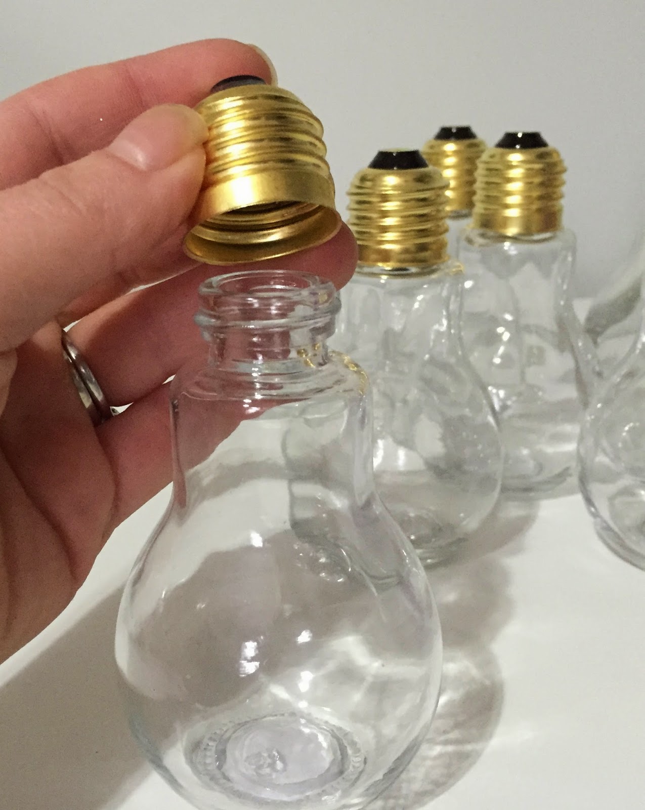 DIY Light Bulb Jar Hanukkah Menorah
