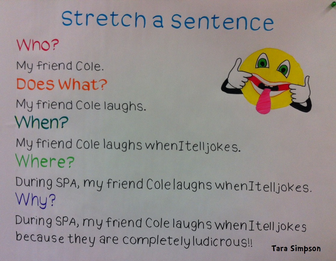 Tara Teaches: Stretch a Sentence