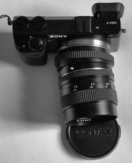 sony nex-7 contax zeiss lens tilt adapter