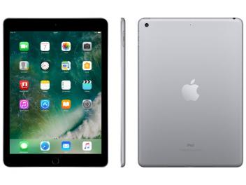 iPad Apple 32GB Cinza Espacial Tela 9,7" Retina - Proc. Chip A9 Câm. 8MP + Frontal iOS 11 Touch ID