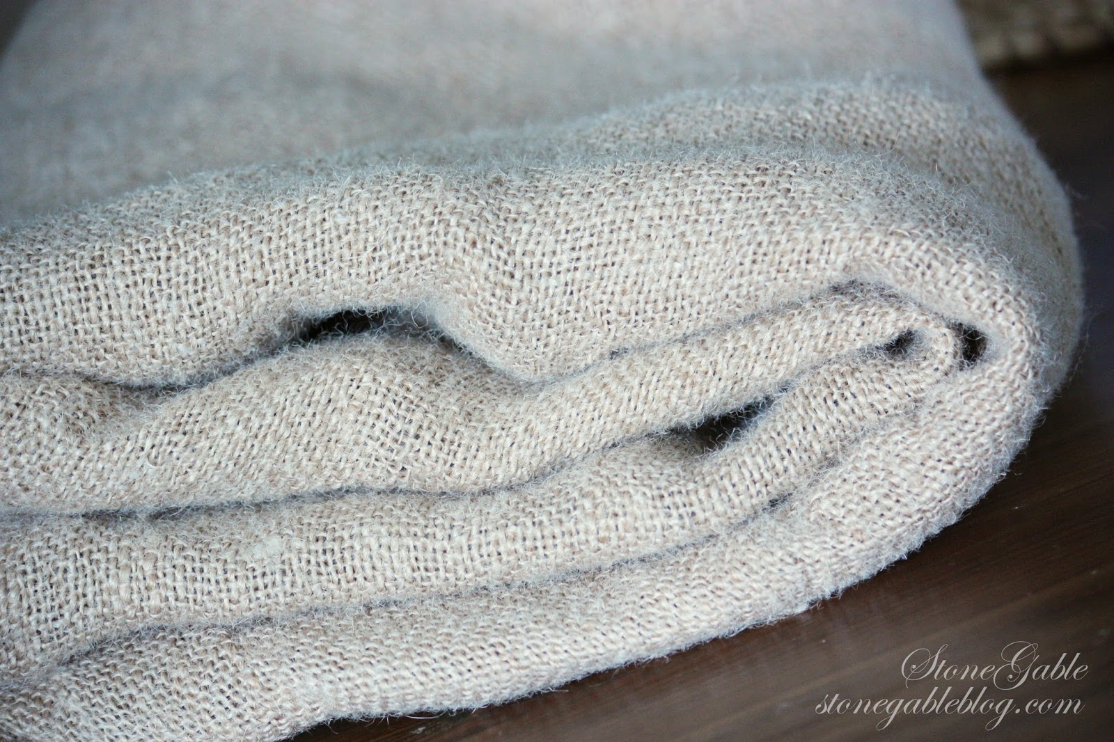 WASHED BURLAP TUTORIAL StoneGable