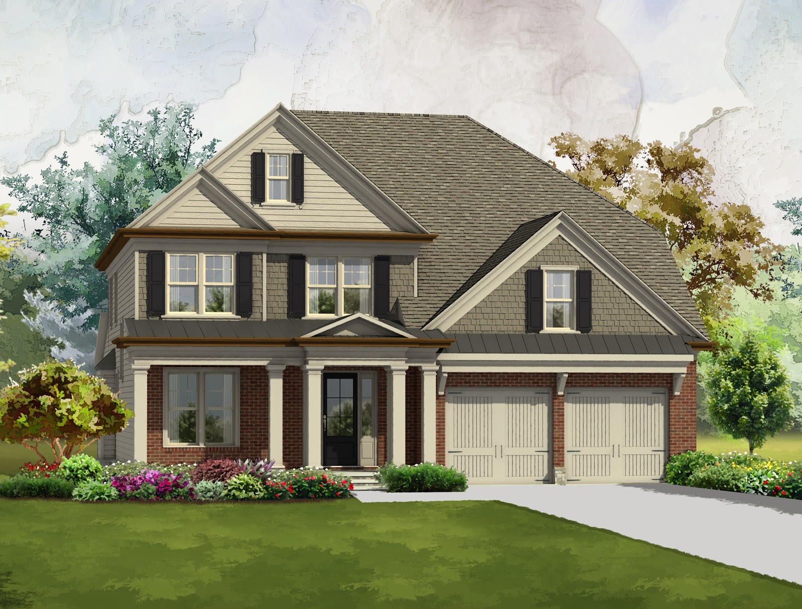 brookmere at johns creek is gated community that will feature eight single family home designs priced from the 500000s including the ansley the avery - Single Family Home Designs brookmere at johns creek is gated community that will feature eight single family home designs priced from the 500000s including the ansley the avery - Single Family Home Designs