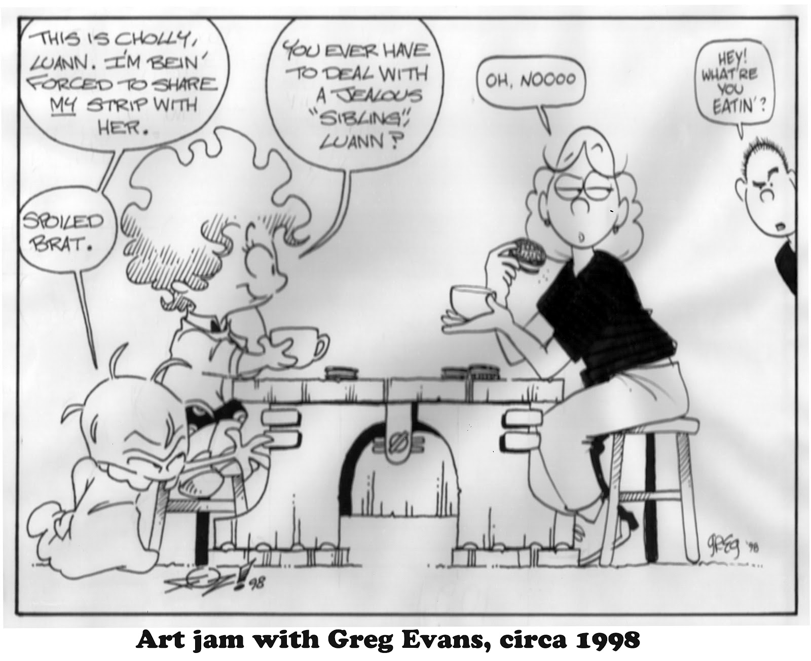 CUTE AND CREEPY The blog of cartoonist Jay P. Fosgitt MEETING ON THE