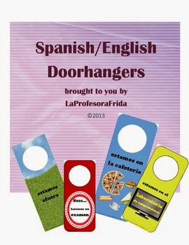Spanish English Doorhangers Spanish English Doorhangers Out of the Classroom