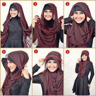 Tutorial+Hijab+Sekarang Tutorial Untuk Hijab Modern