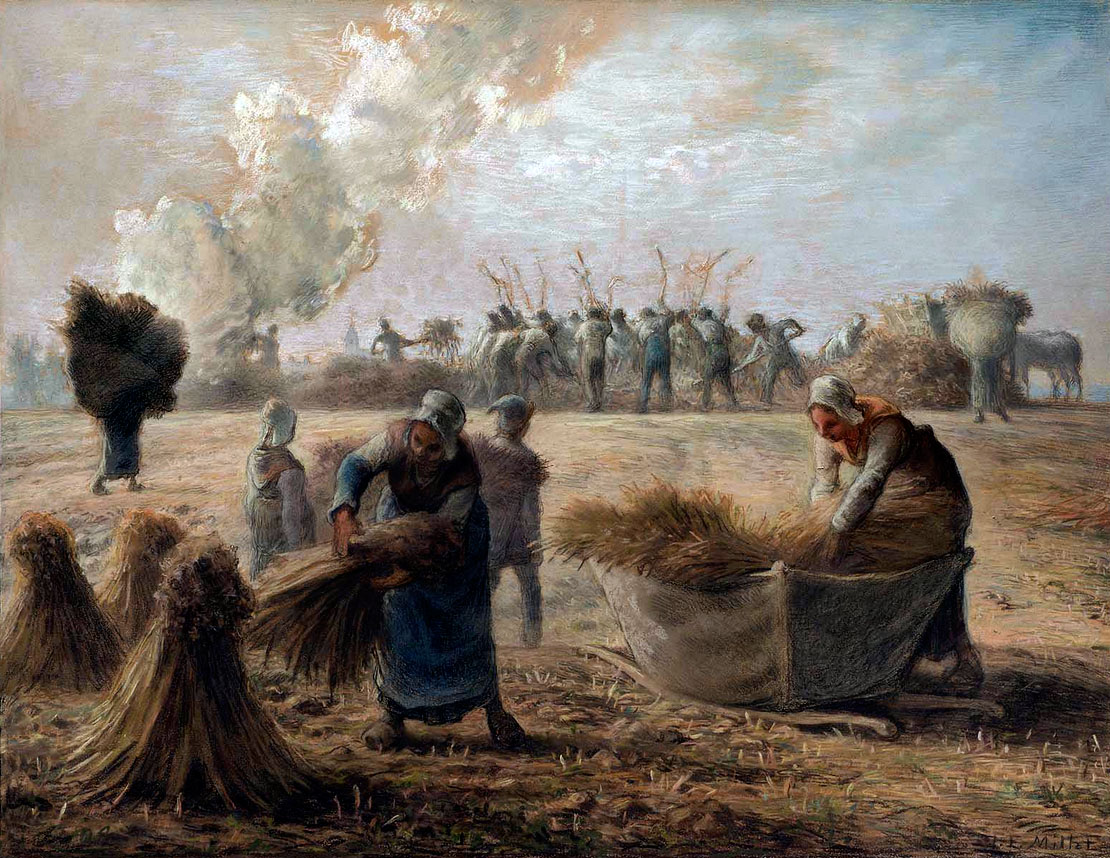 La récolte, vers 1869, Museum of fine arts, Boston. La récolte, vers 1869, Museum of fine arts, Boston.