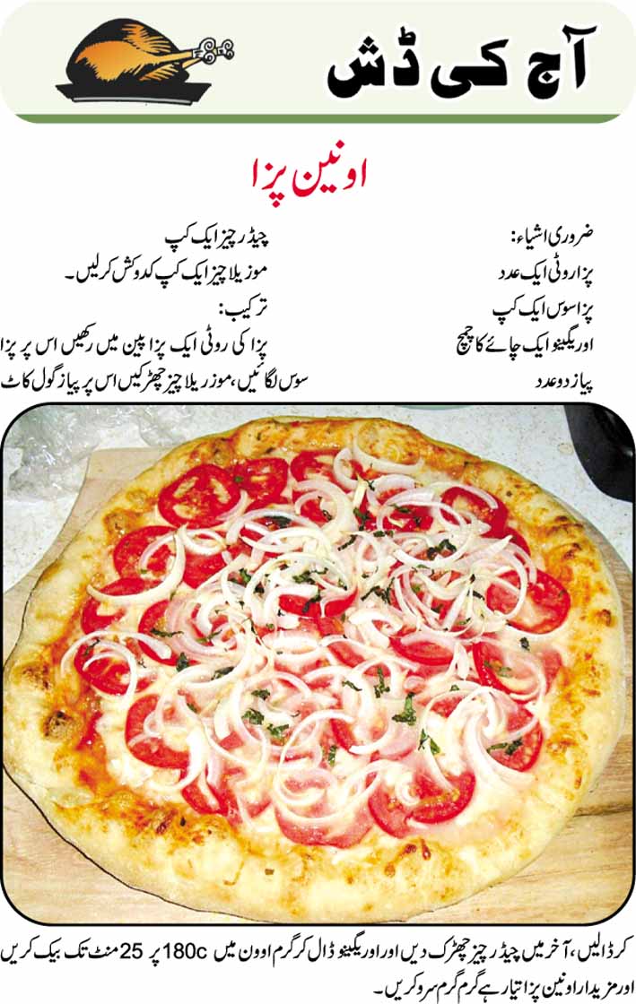 Onion Pizza Recipe Urdu Recipes