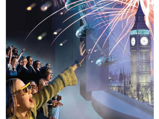 Experience of watching 3d movie image