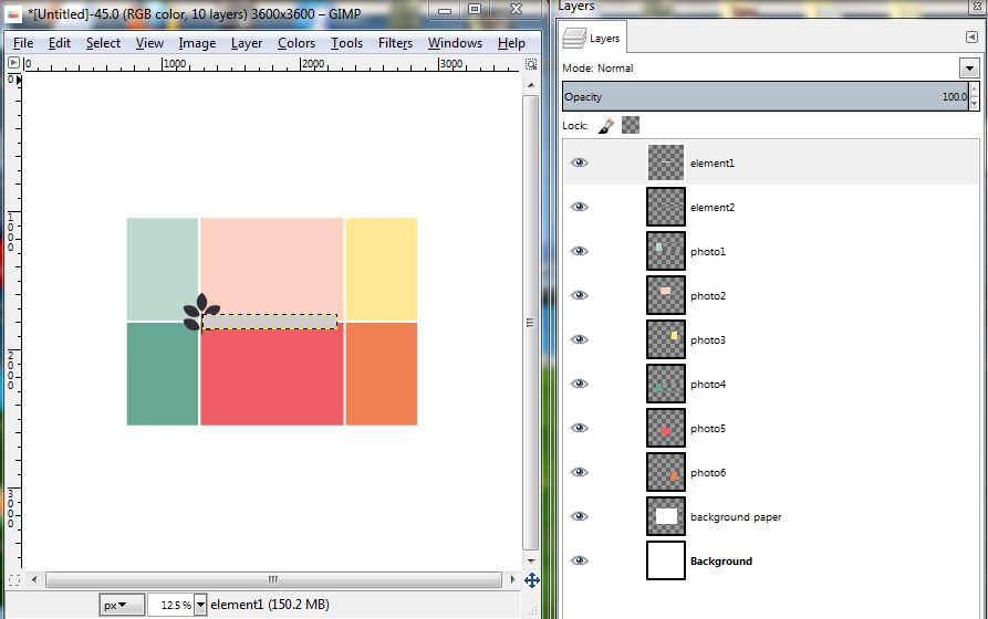 Download Experimentmom Digiscrapping Tutorial How To Use Psd Template In Gimp PSD Mockup Templates
