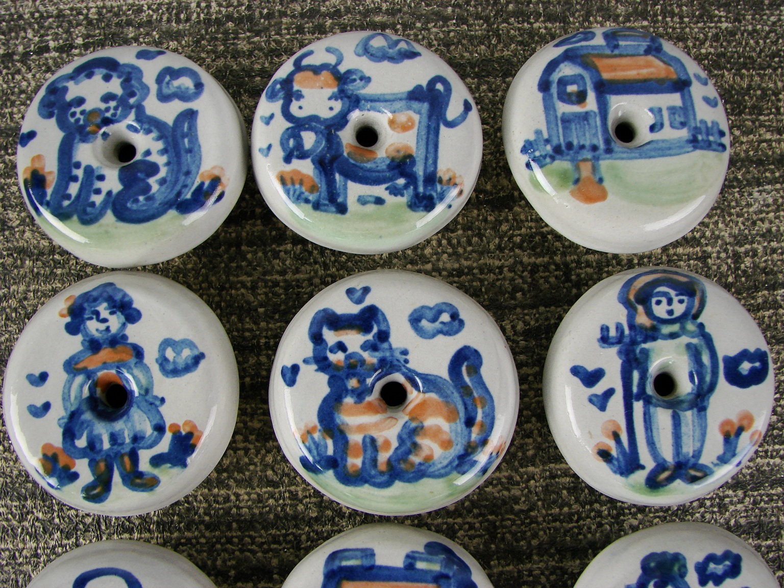 Gray Cat Vintage Mary Alice Hadley Pottery