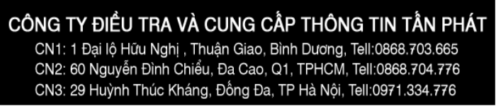 Văn Phòng Thám Tử Tư Uy Tín Nhất Bình Dương