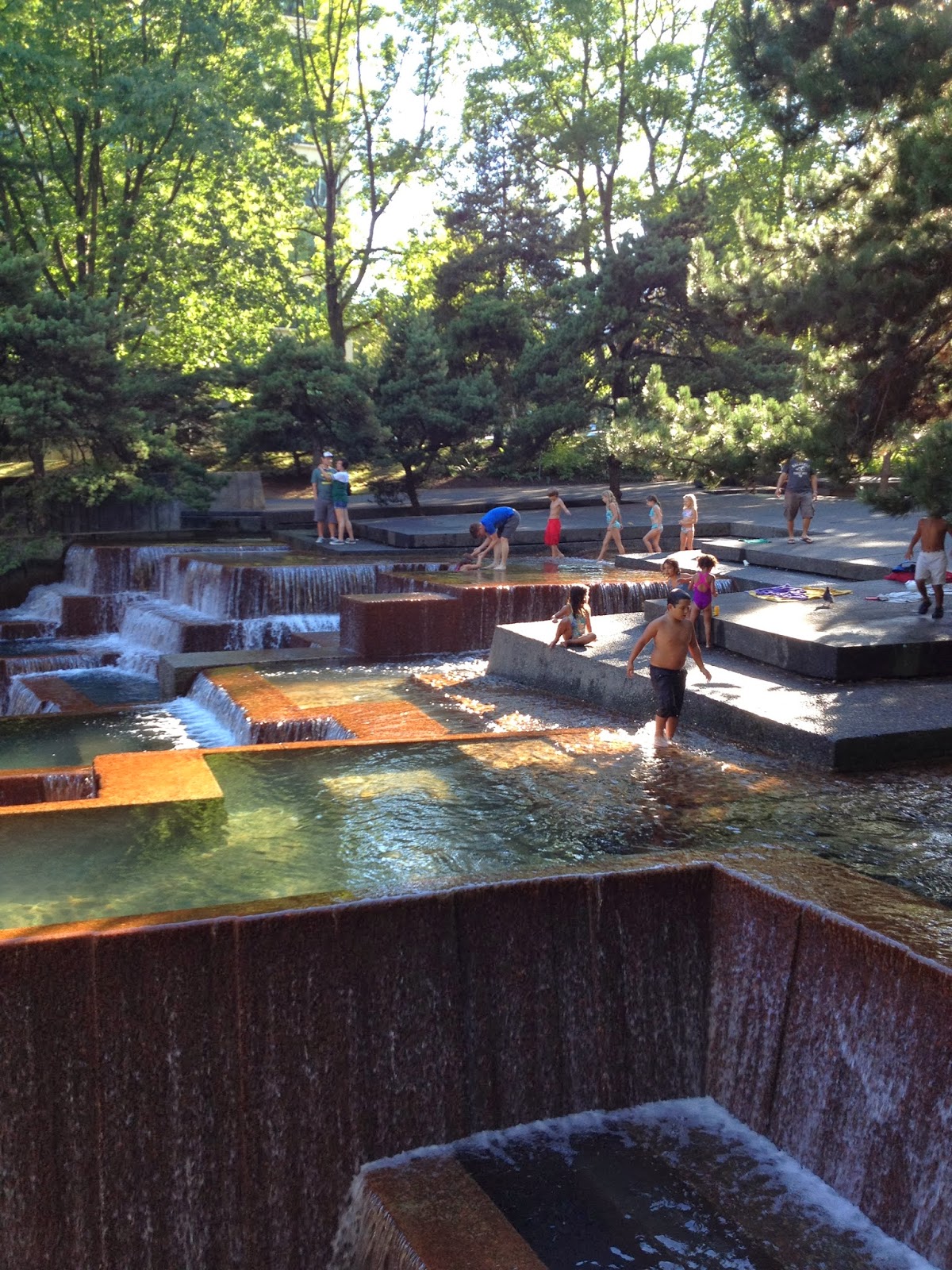 Keller Fountain in Portland, Oregon
