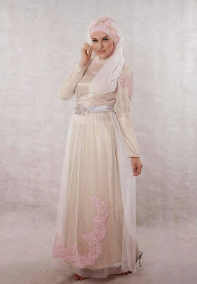 contoh baju pesta muslimah