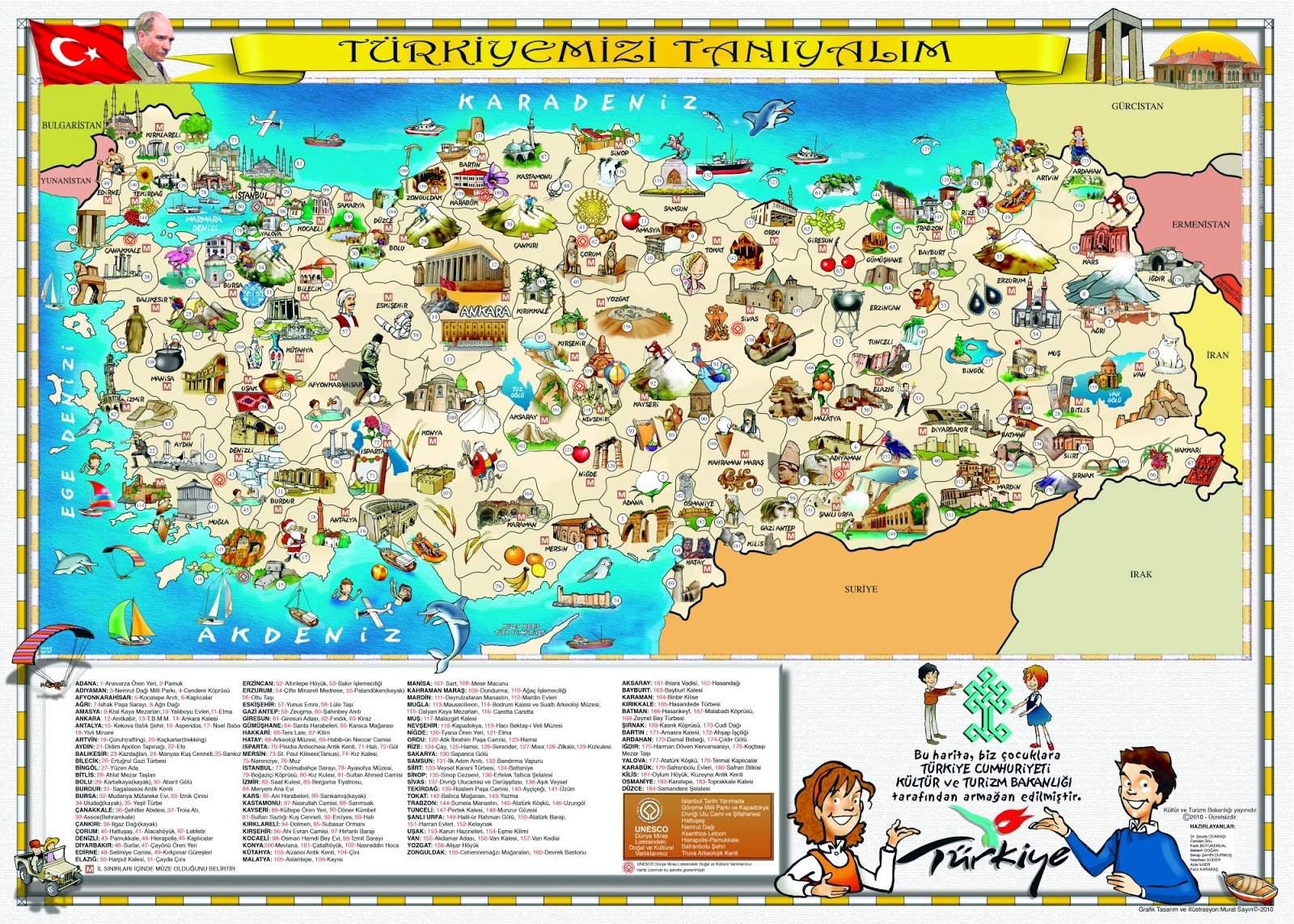 Map of Turkey Attractions Turkey Physical Political Maps of the City