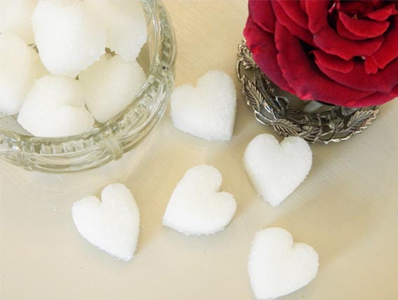 Heart Sugar Cubes