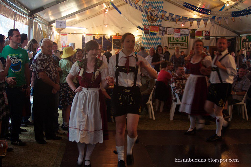 Kristin Buesing Oktoberfest in Sydney