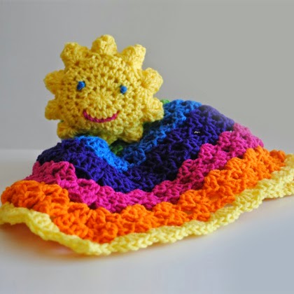 You Are My Sushine Free Crochet Lovey Pattern