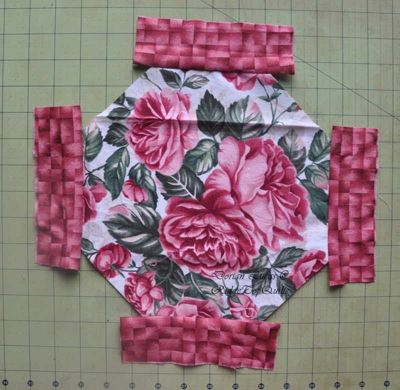 The Quilt and Needle Blog Octagonal table topper, part 1