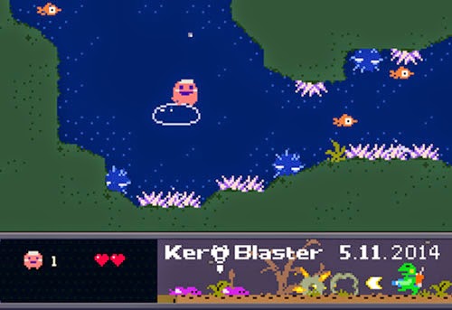 RELEASE] Kero Blaster v1.1 - Port two free spin-off games pink