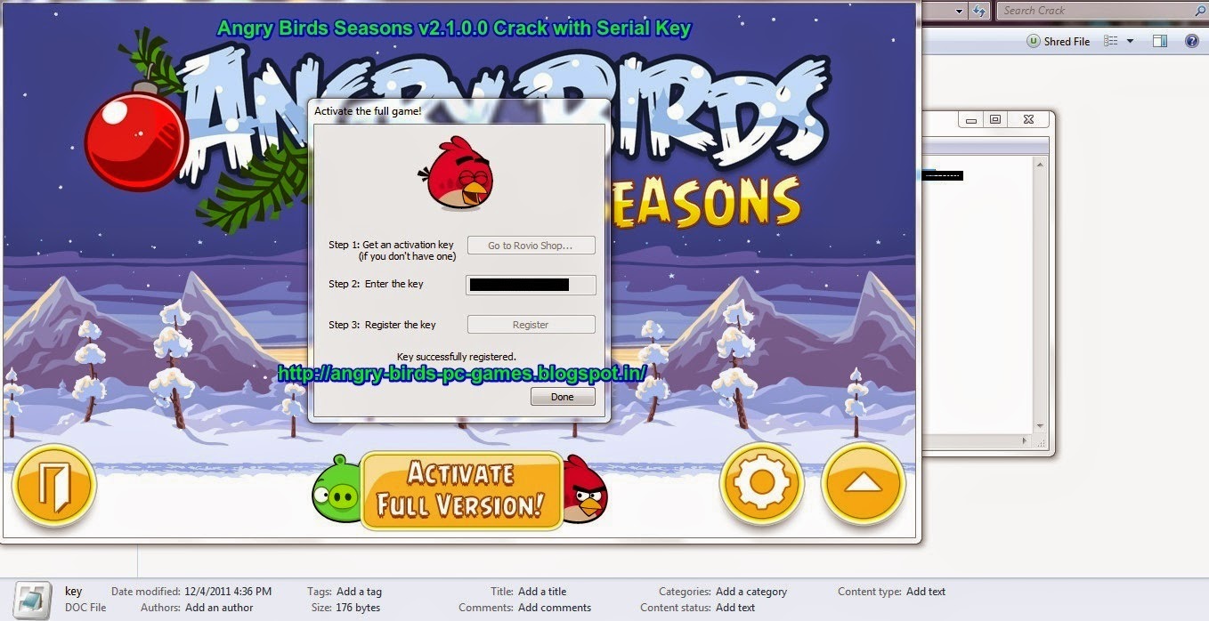 Download all 7 Angry Birds FULL VERSION CRACKED PC games