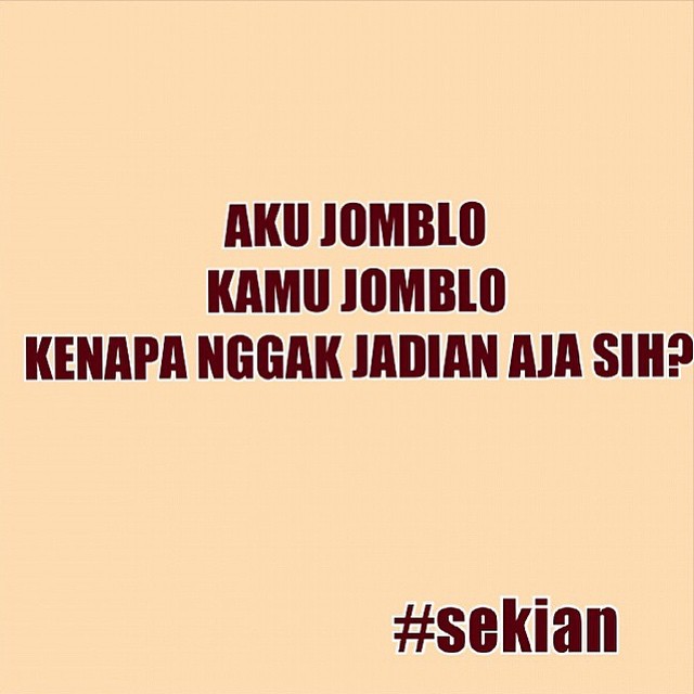 Gambar DP BBM Jomblo Lucu Gokil Keren