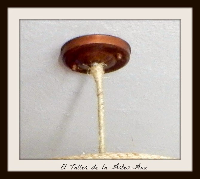 El taller de la artes ana: diy lámpara rústica