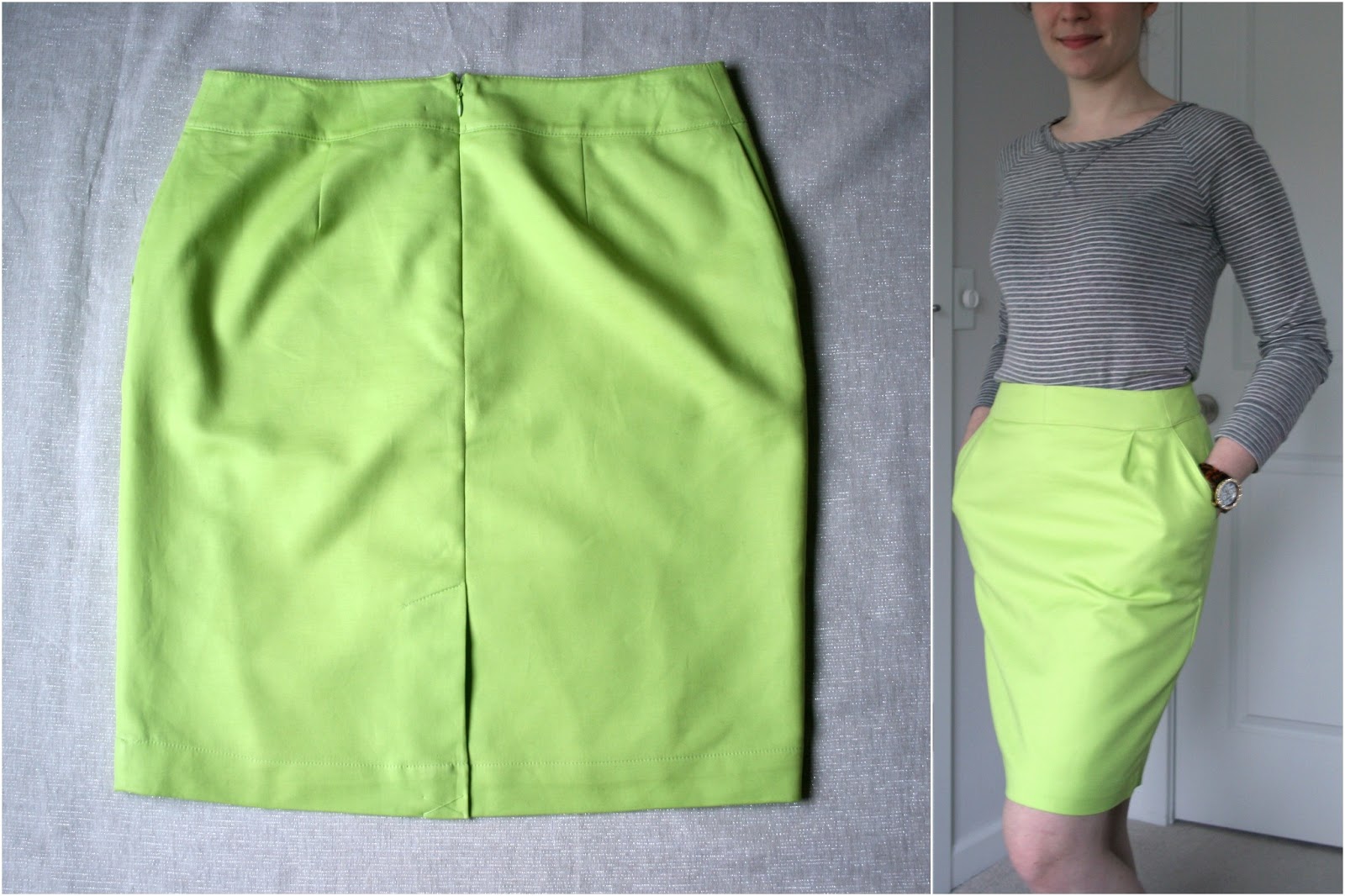 Skirt surgery! The remade neon pencil skirt / Create / Enjoy