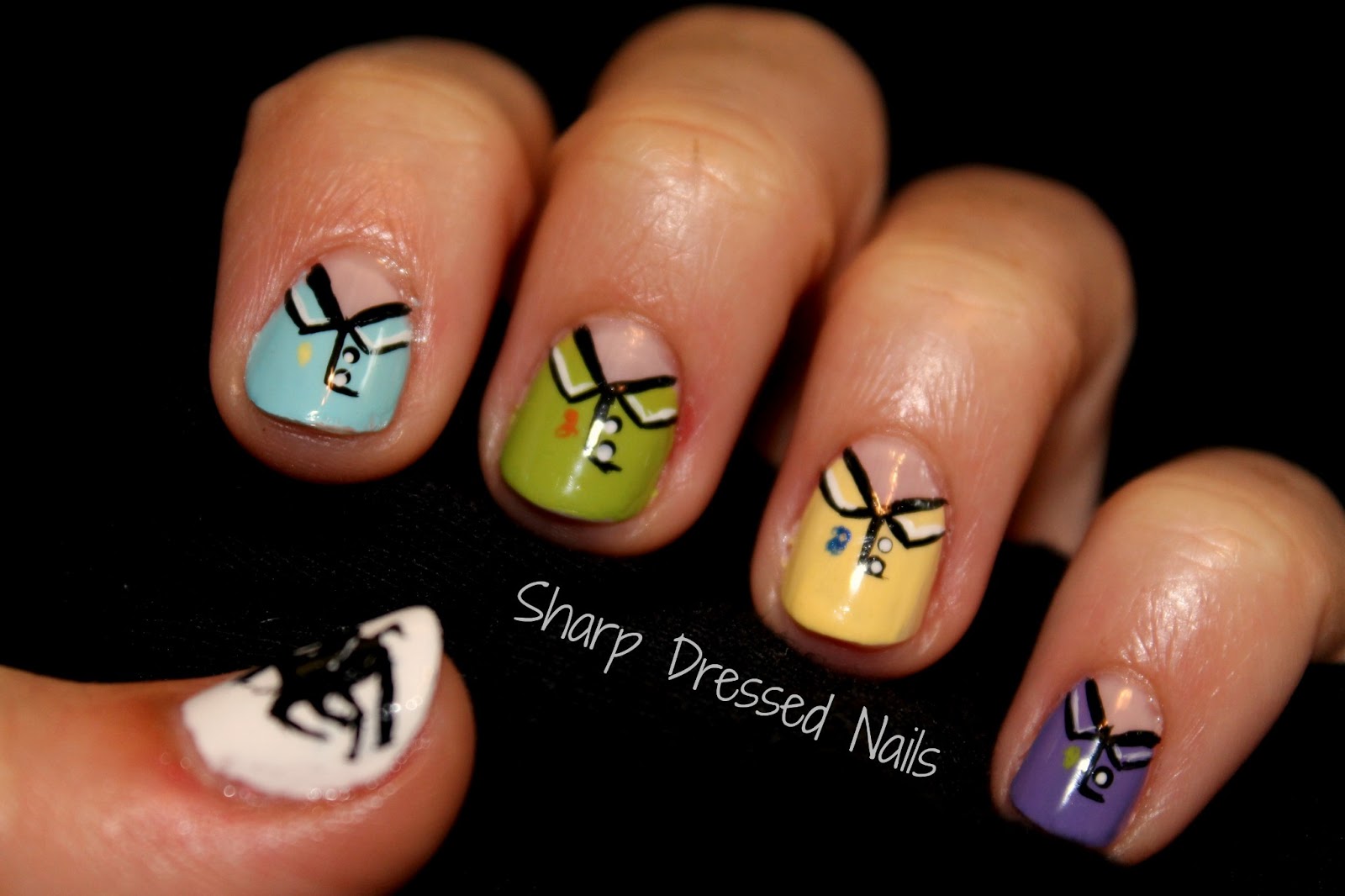 Sharp Dressed Nails Polo Ralph Lauren Inspired Nails