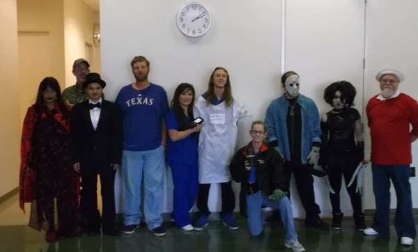 GotPrint employees group picture wearing Halloween costumes 2013