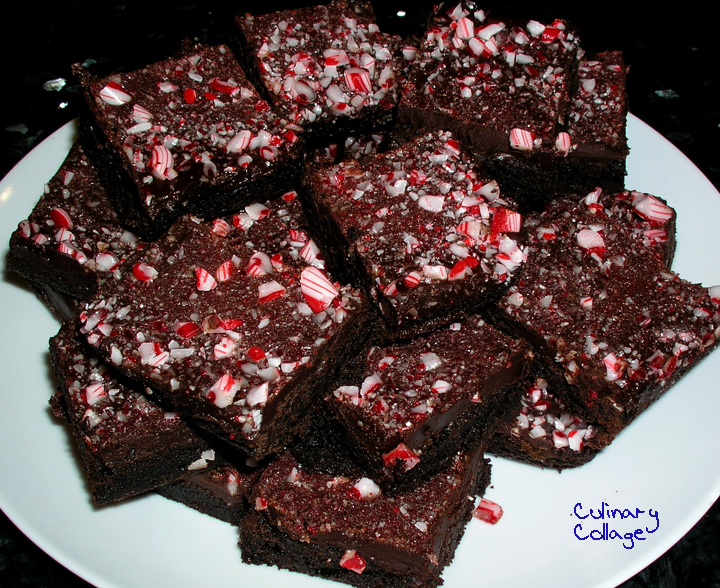 Culinary Collage PEPPERMINT BROWNIE DELIGHTS
